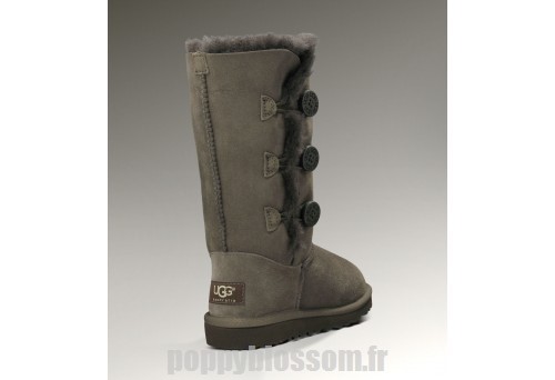 Modernes Ugg-016 Triplet Bailey Bottes Bouton de chocolat